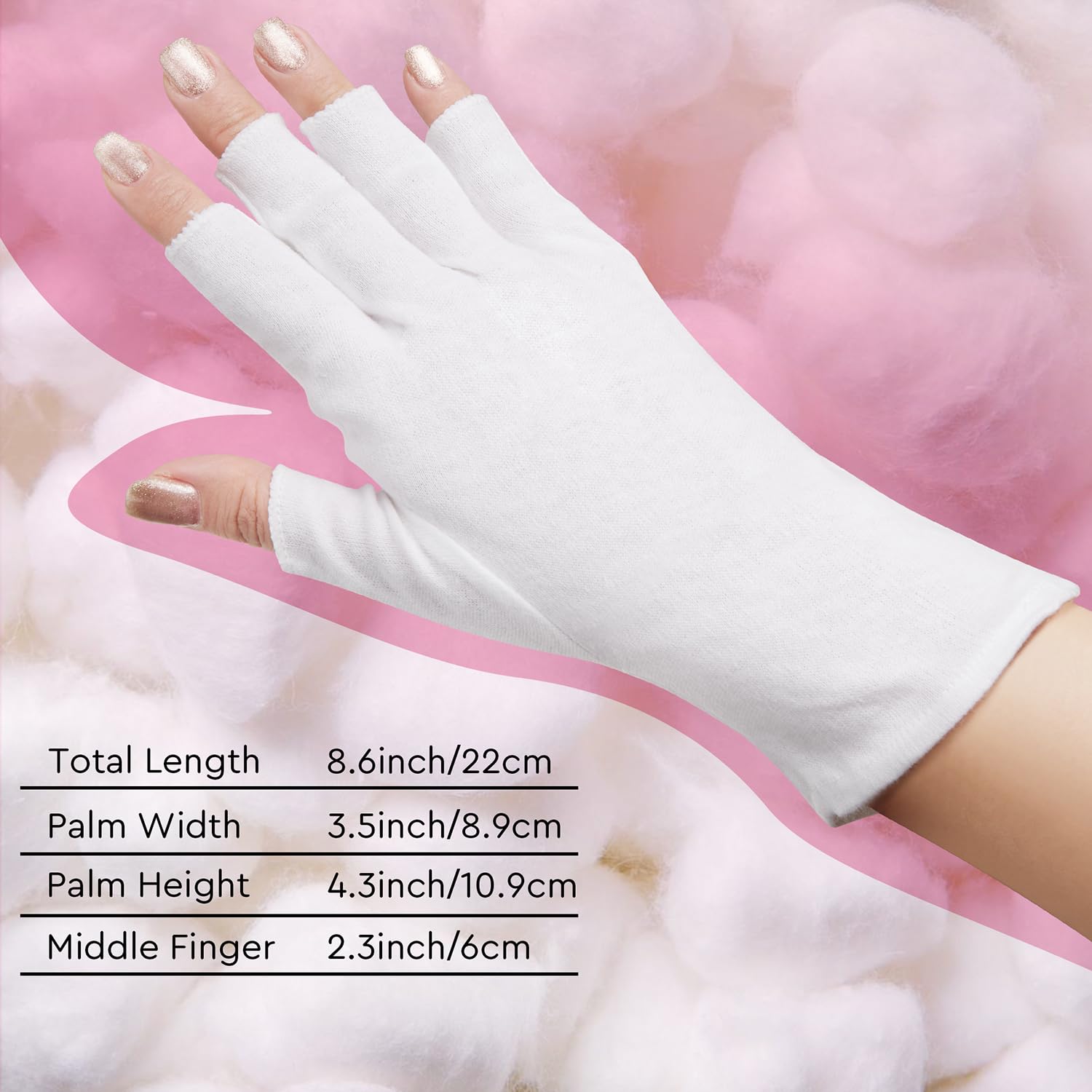 SWAKER night-time moisturizing gloves beside hand cream