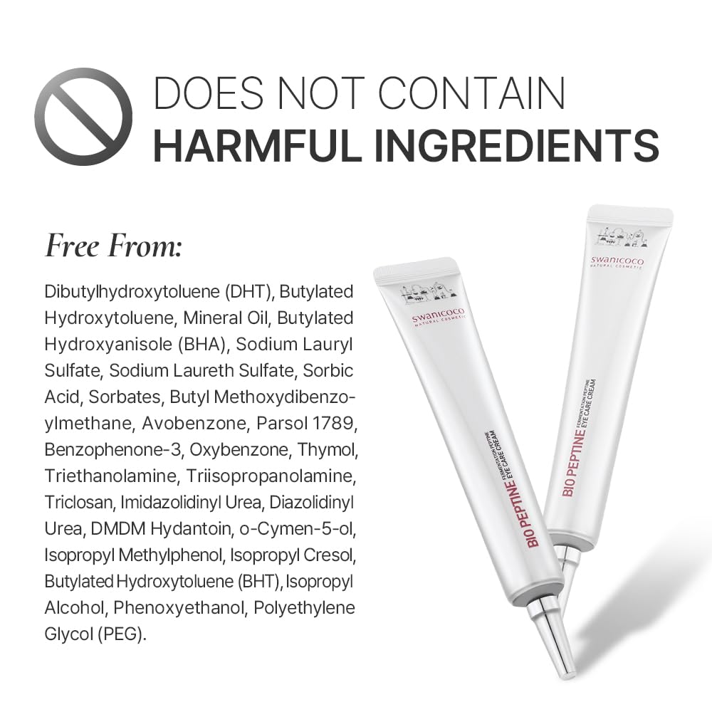 SWANICOCO award winning eye cream stamp indicating trusted performance