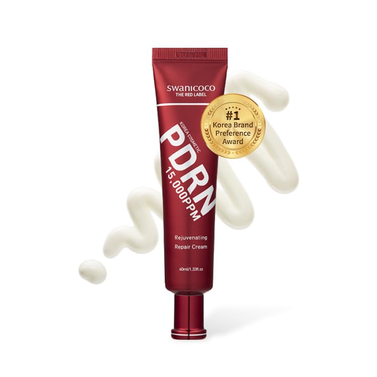 SWANICOCO PDRN Rejuvenating Cream jar closeup shows luxurious texture for hydrated glow