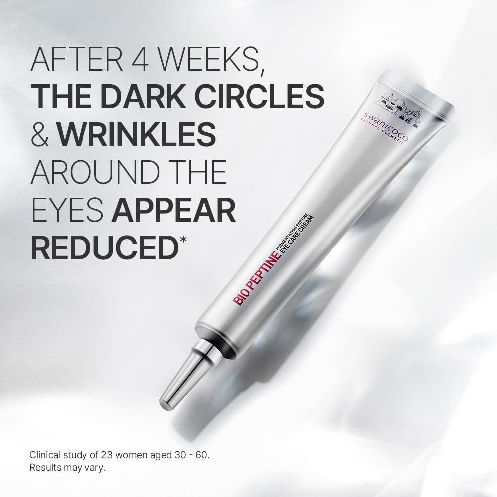 SWANICOCO under eye application shot showing gentle tapping for hydration