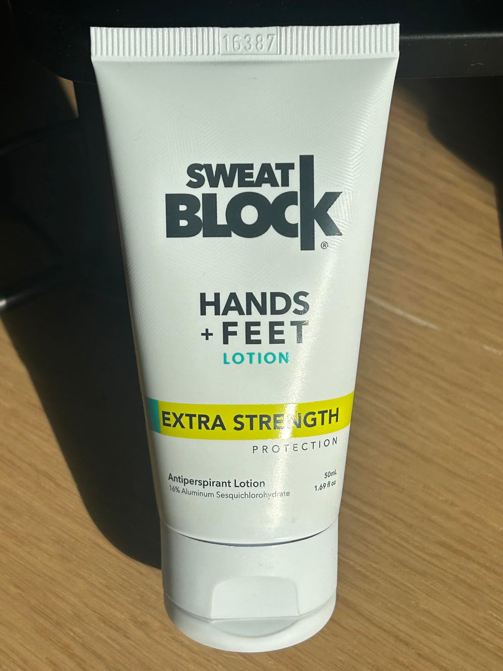 SweatBlock feet-odor-control targets foot sweat and odor, keeps socks fresher.