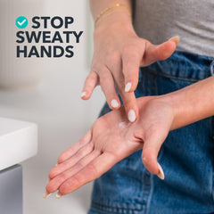 SweatBlock foot-lotion-sole demonstrates odor control and all-day dryness