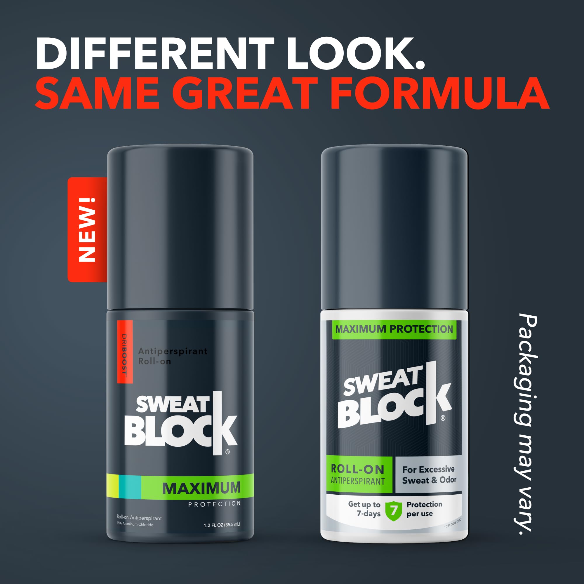 SweatBlock odor-control close-up highlights odor management in real life.