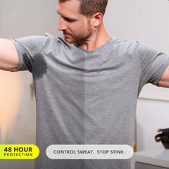 SweatBlock pH-balanced formula supports gentle underarm care during daily use.