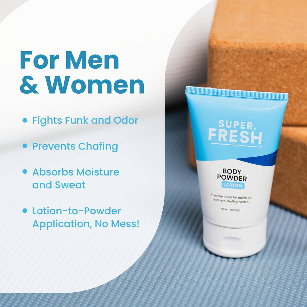 SweatBlock Super Fresh USA-made label signals quality and safety