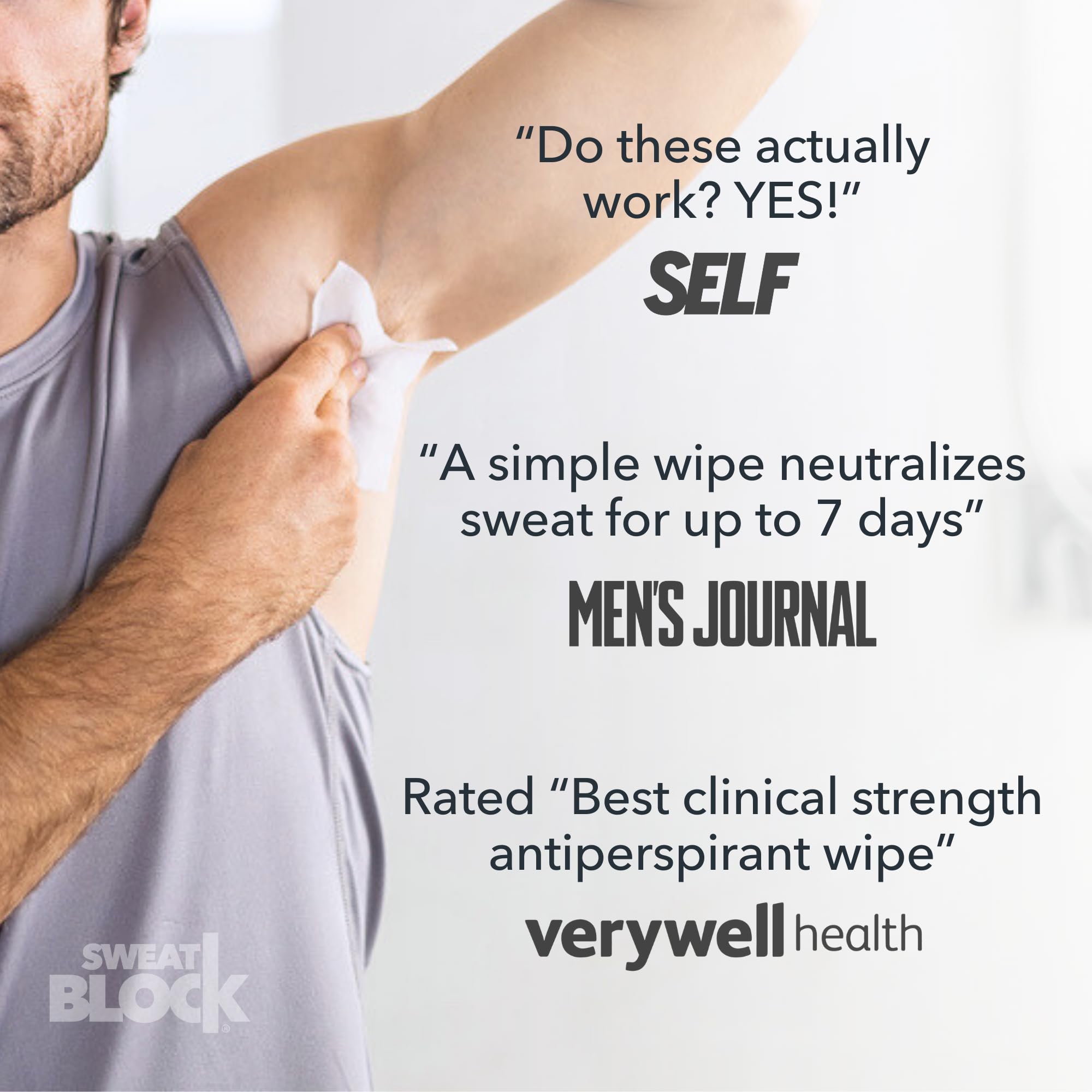 SweatBlock travel-friendly-pack enables dry comfort during trips.