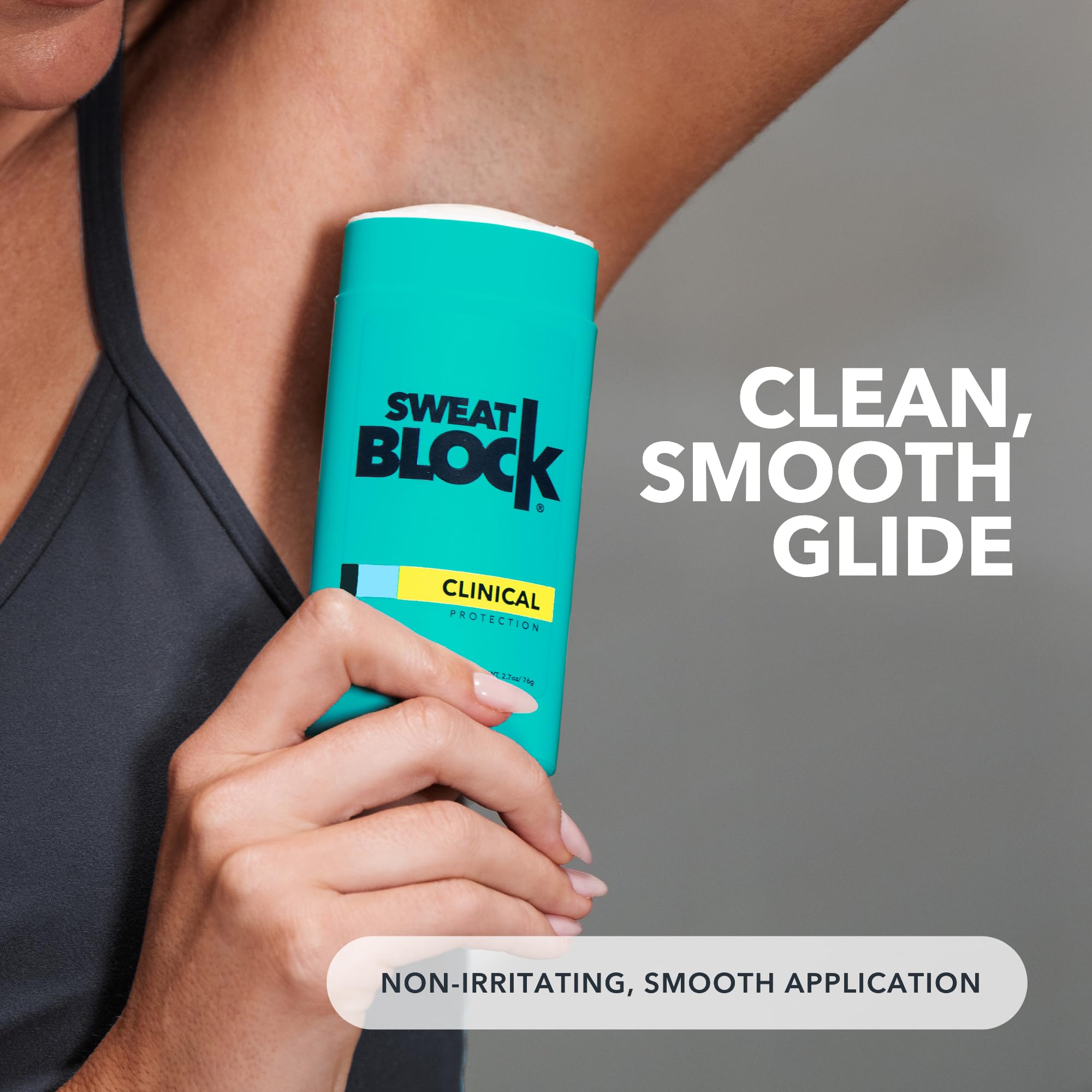 SweatBlock USA-made cruelty-free seal on Coastal Fresh deodorant.