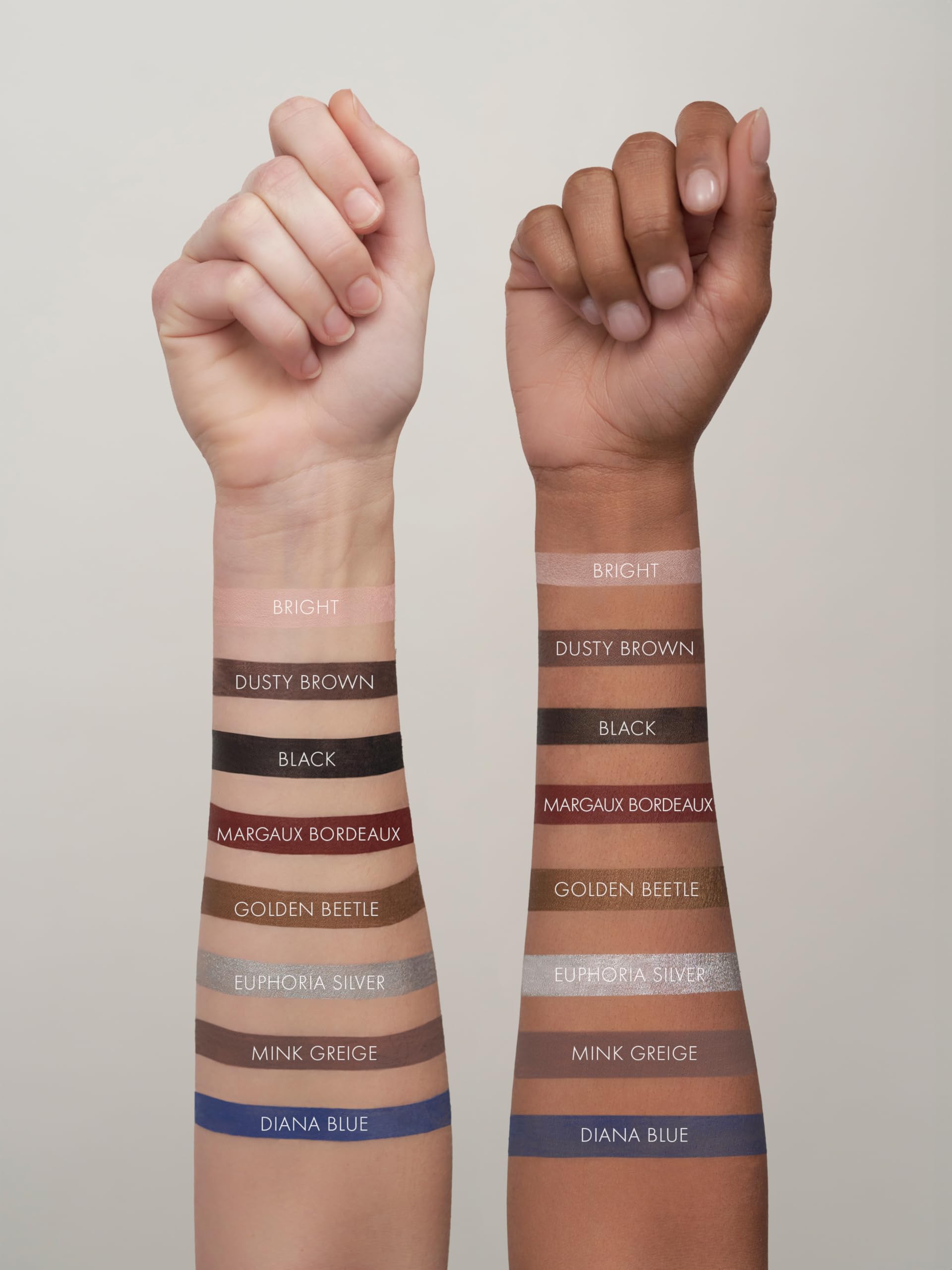 Sweed Satin Eyeliner Waterline Application shows comfortable wear and precise tracking.