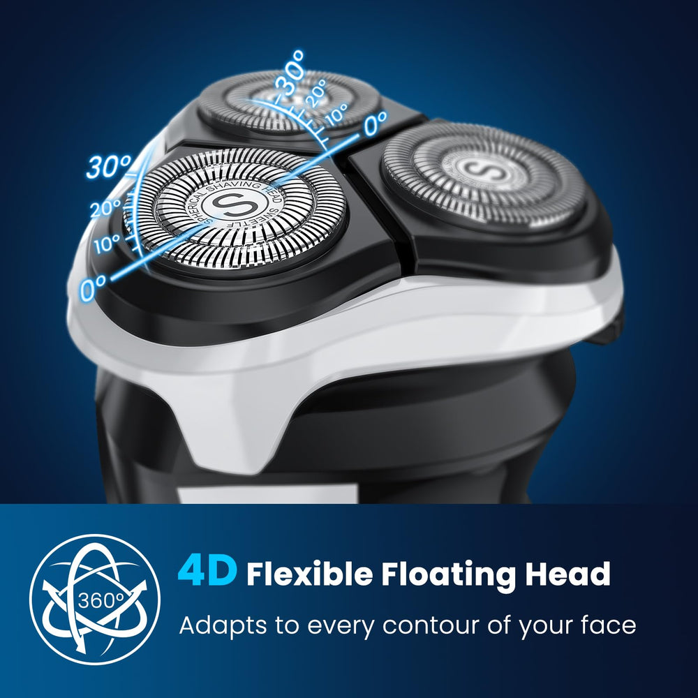 SweetLF cordless razor charging with USB cable for long runtime.