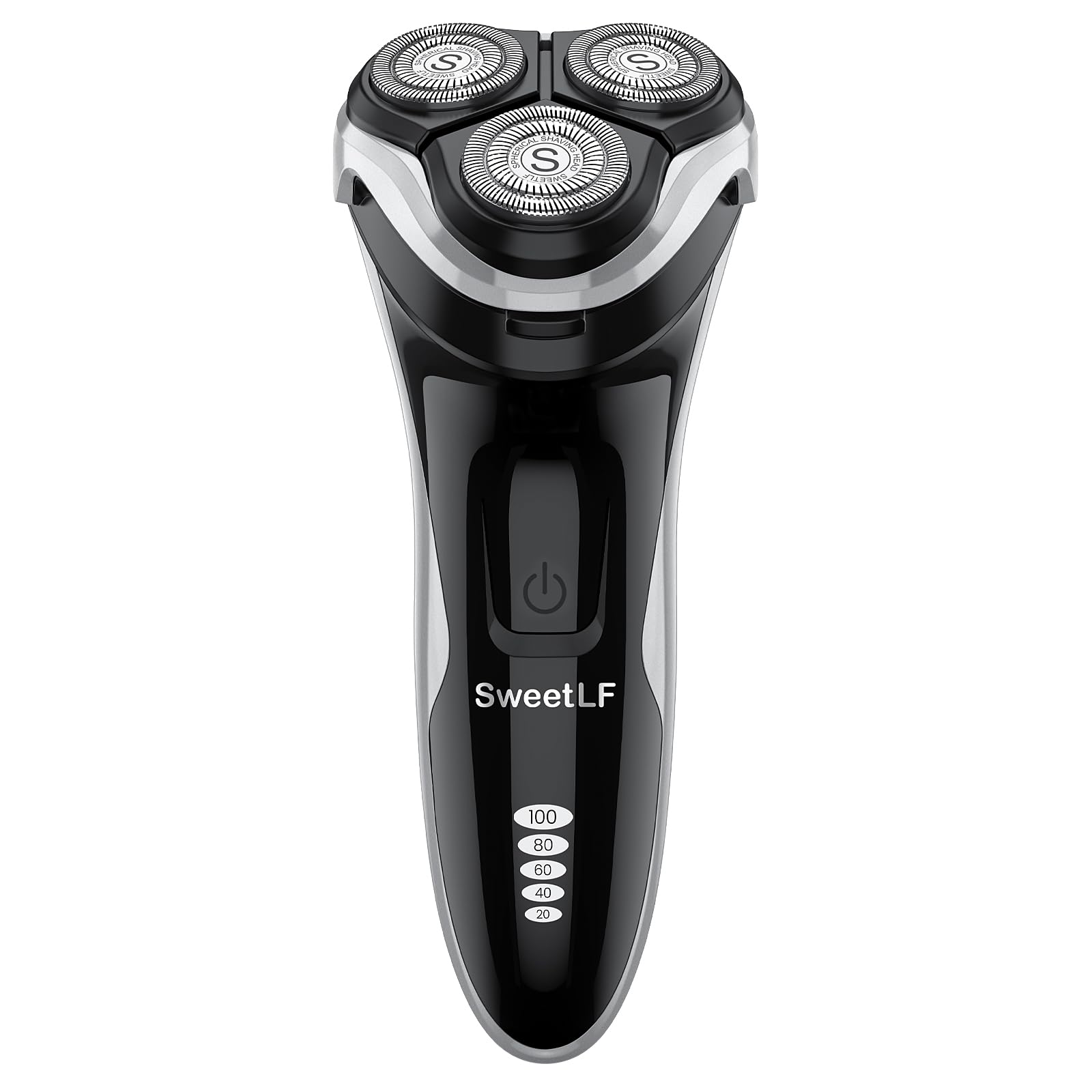 SweetLF electric razor 4D head close-up for precise contour shaving.