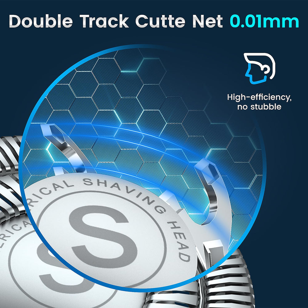 SweetLF razor features double-track cutter net for a close, smooth shave
