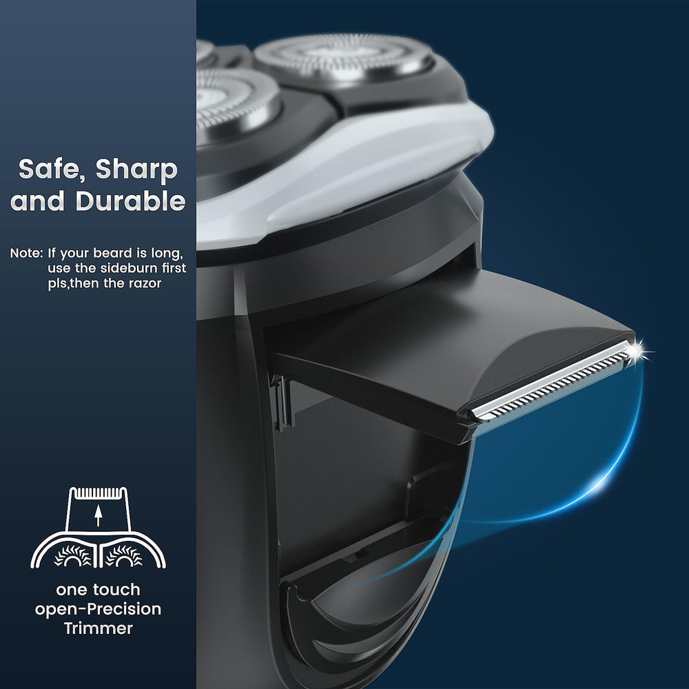 SweetLF pop-up trimmer for precise sideburns and facial shaping