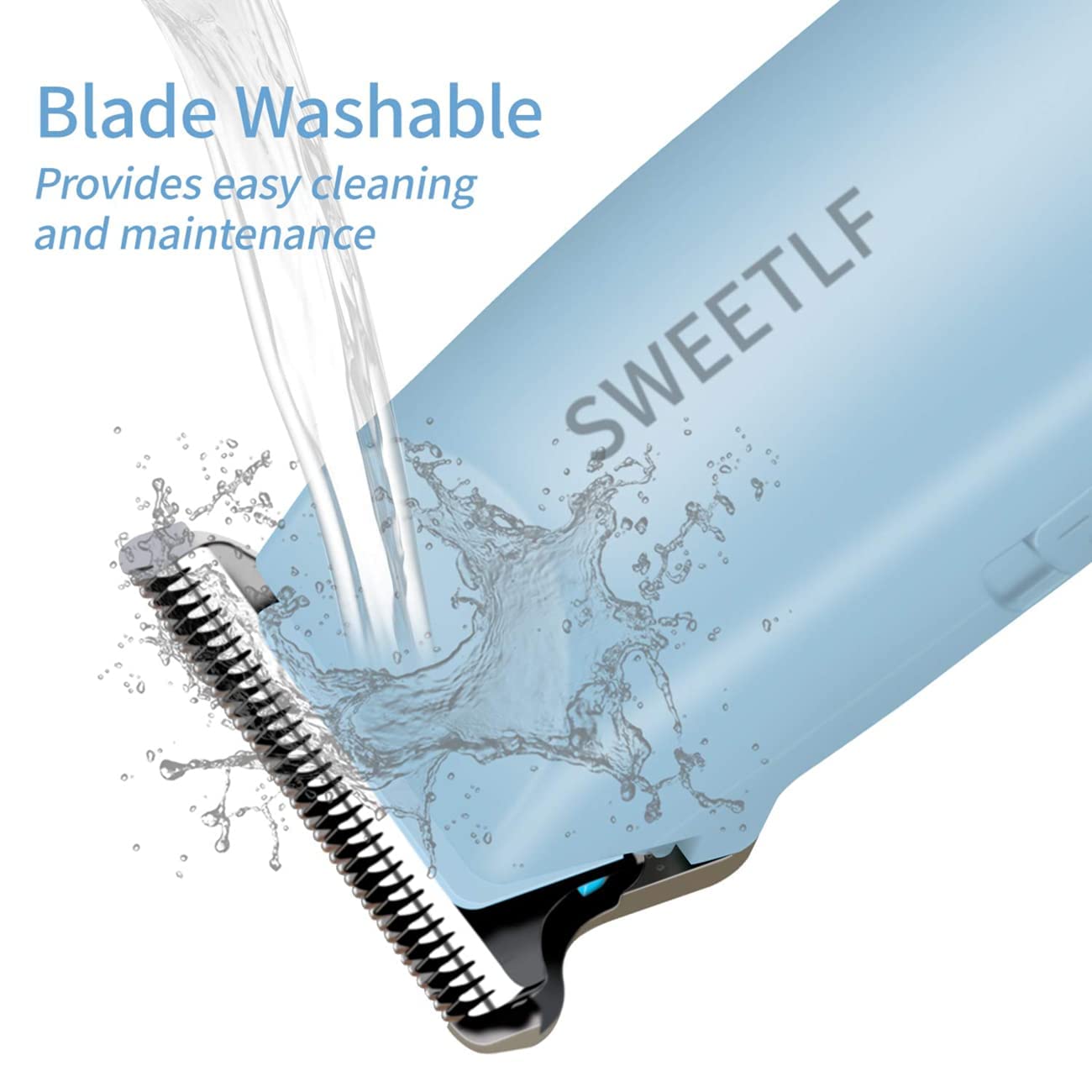 SweetLF washable blade feature enabling quick cleaning after use.