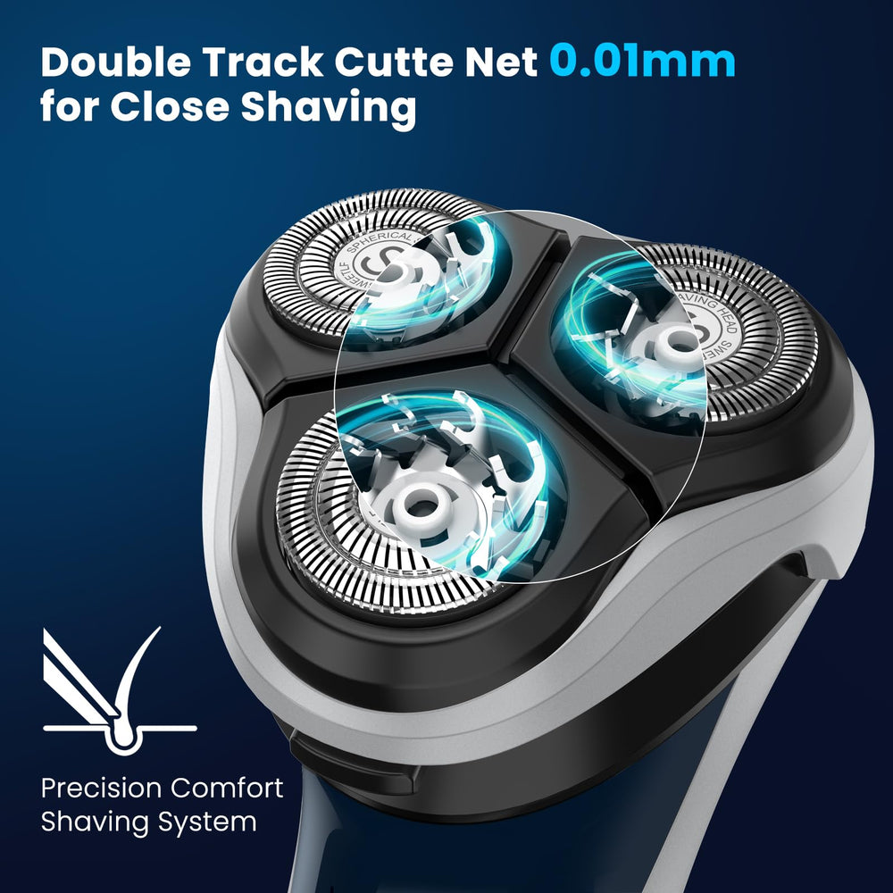 SweetLF razor demonstrates pop-up trimmer for precise edging around edges