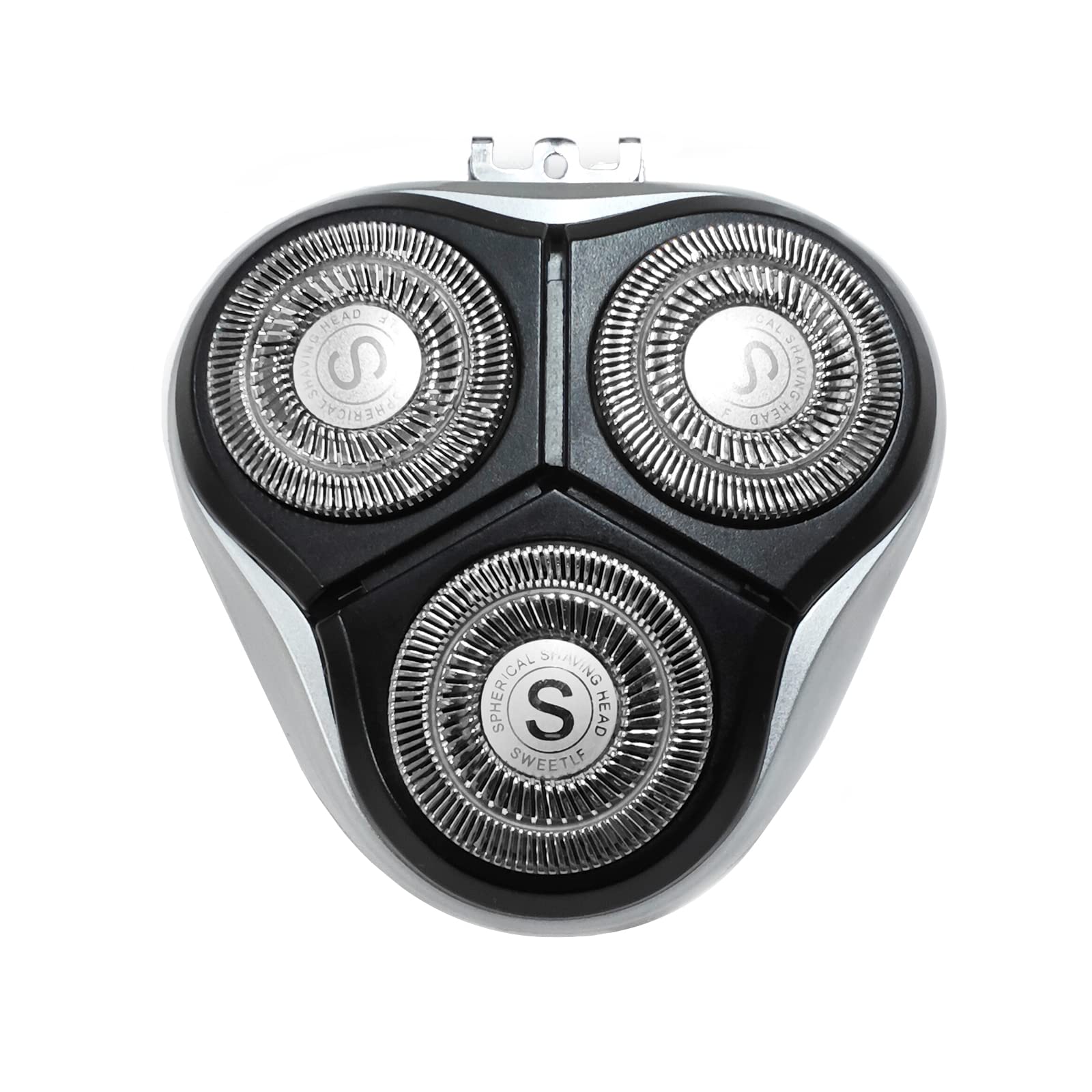 SweetLF replacement heads closeup with dual track cutters for SWS7105 precision shaving
