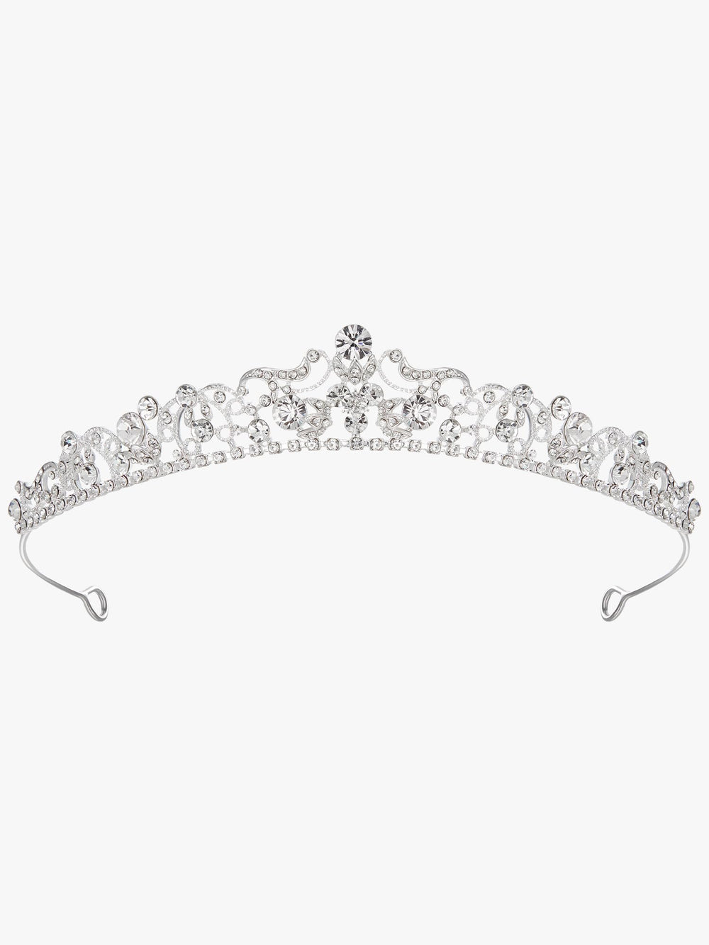 SWEETV bridal tiara for flower girls or bridesmaids adds fairytale charm