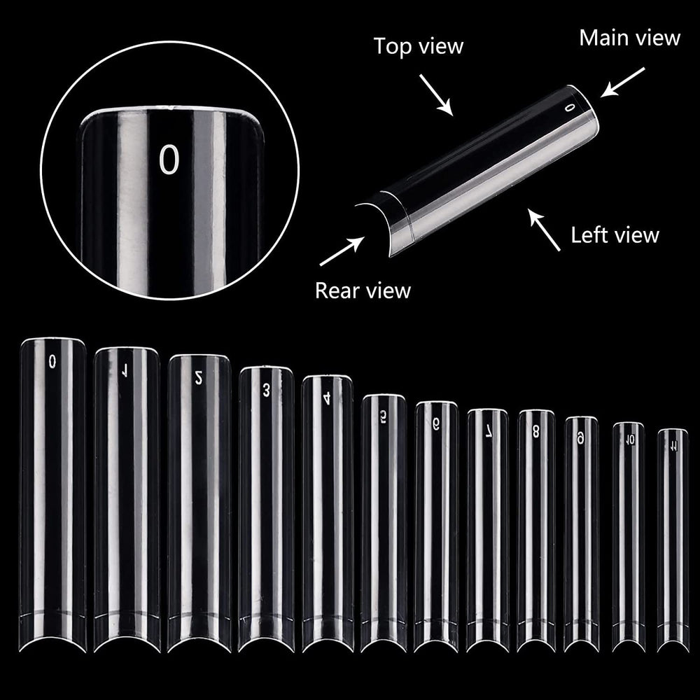 SWETIDY 12 sizes pre-numbered nail tips simplify fitting across nail beds