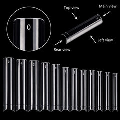 SWETIDY 12 sizes pre-numbered nail tips simplify fitting across nail beds
