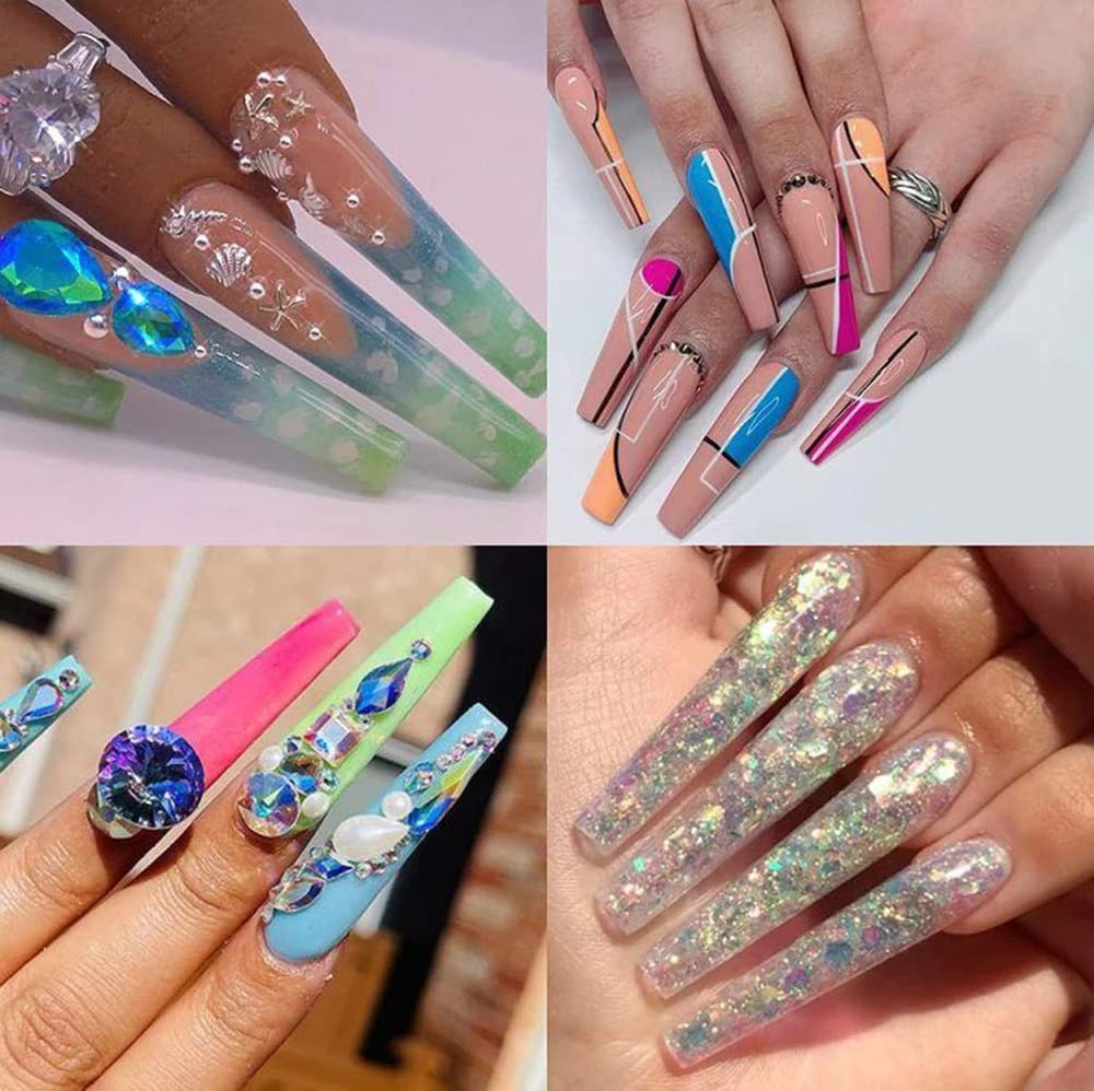 SWETIDY DIY nail tips for versatile designs at parties or weddings