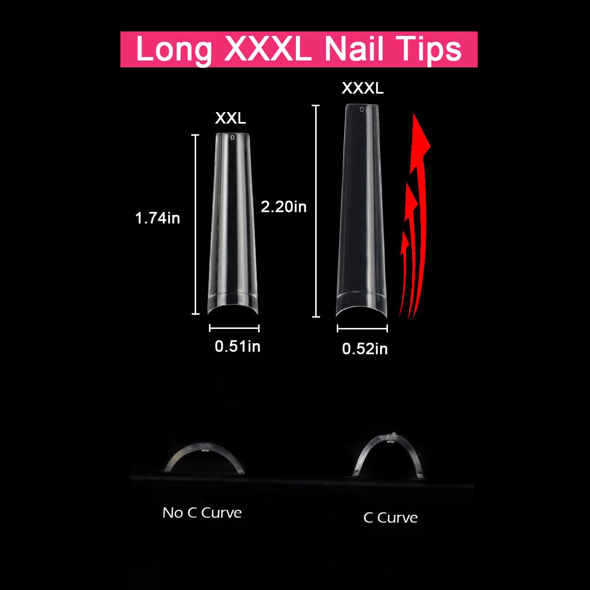 SWETIDY easy-shaping nail tips for quick trimming and painting