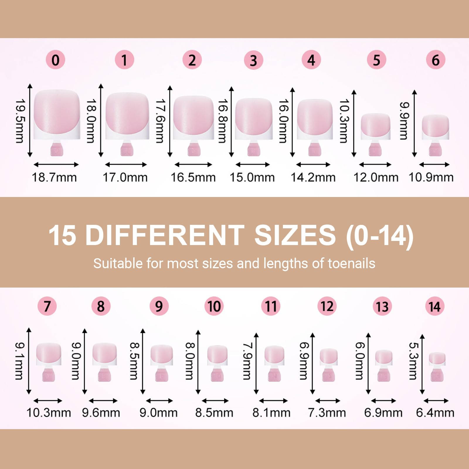 SWETIDY toe nails open-toe wear enhance sandals and flip-flops
