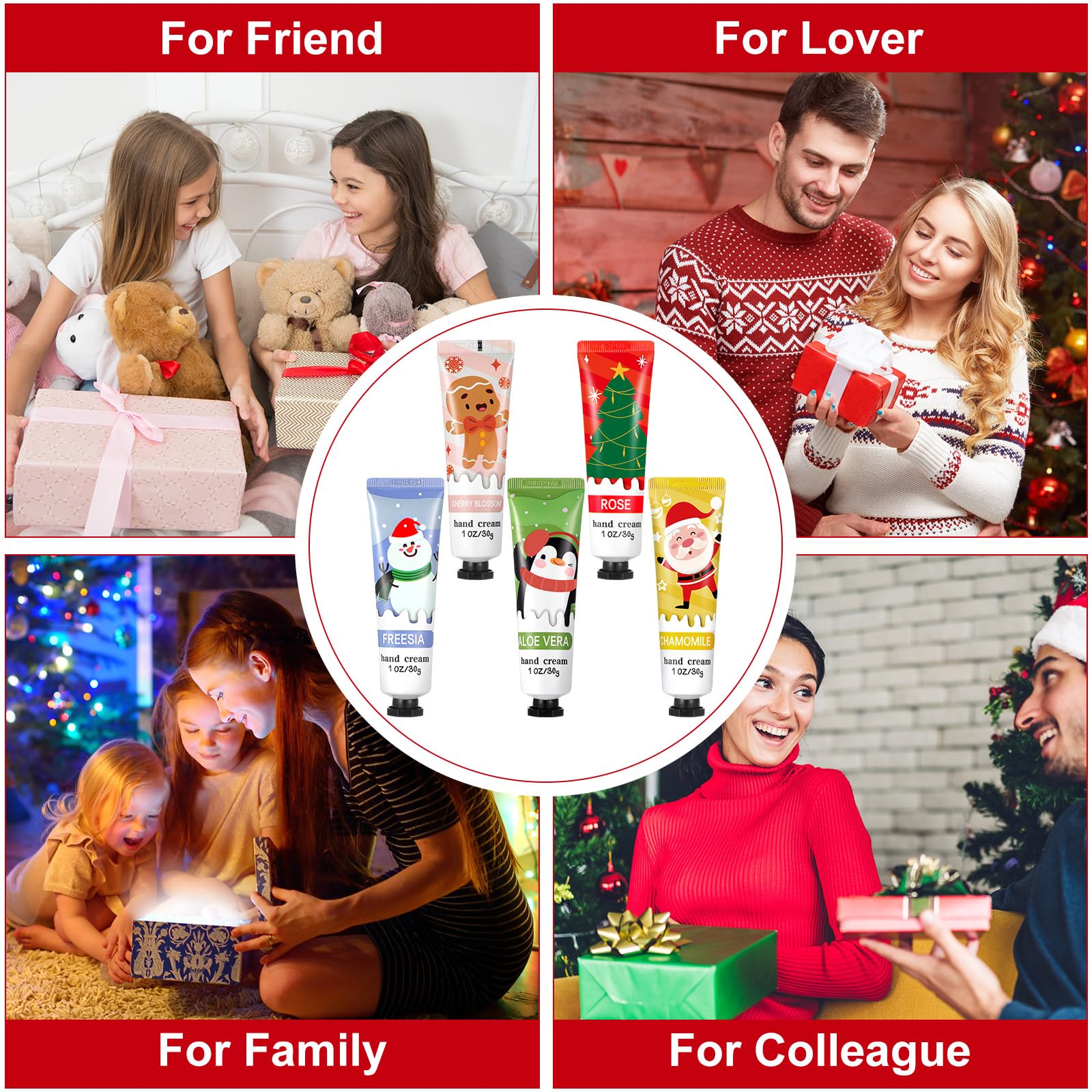 Swiffen 45-pack Christmas hand creams bulk option for gifting and sharing