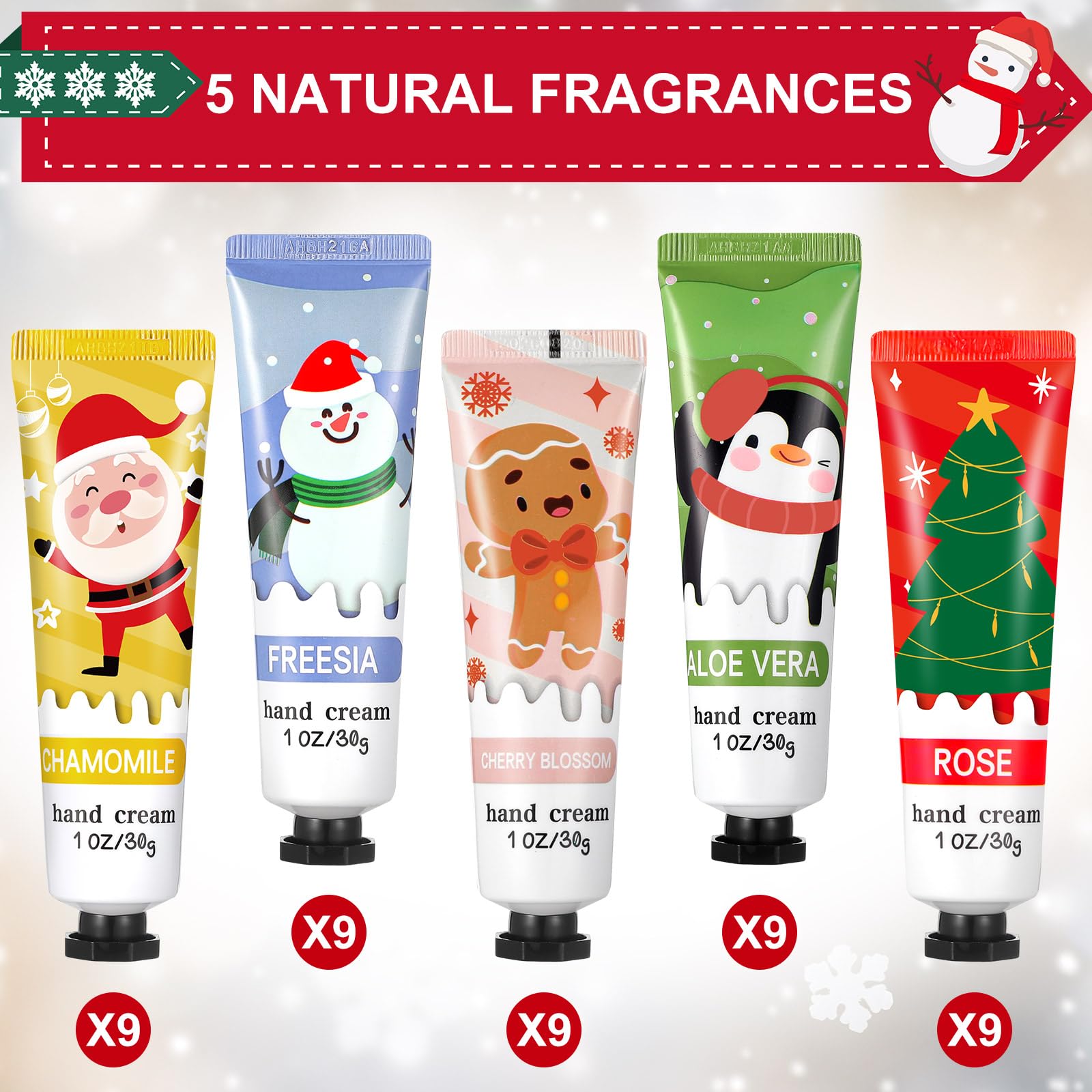 Swiffen Christmas hand cream rose scent offers soothing daily aromatherapy moments