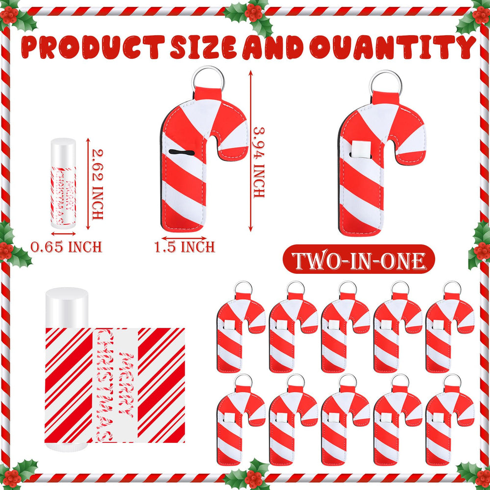 Swiffen lip balm packaging and display highlighting a gift-ready festive presentation