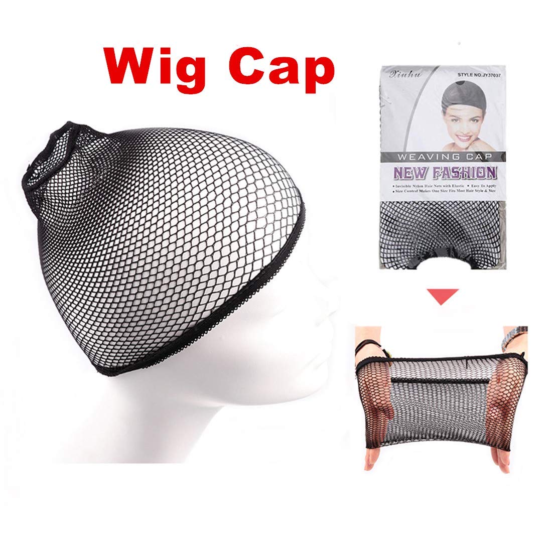 Swiking Mullet Wigs packaging included, ready to wear.
