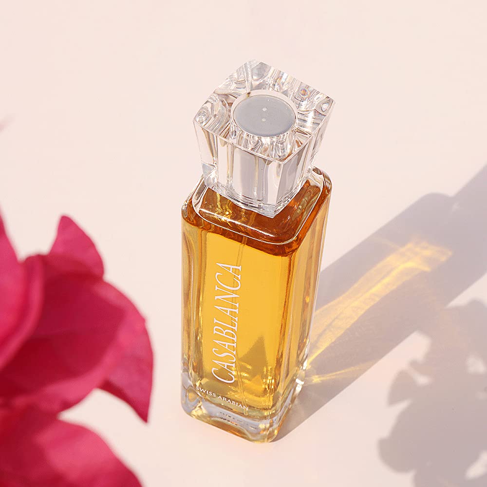 Swiss Arabian Casablanca iris and patchouli heart noted.