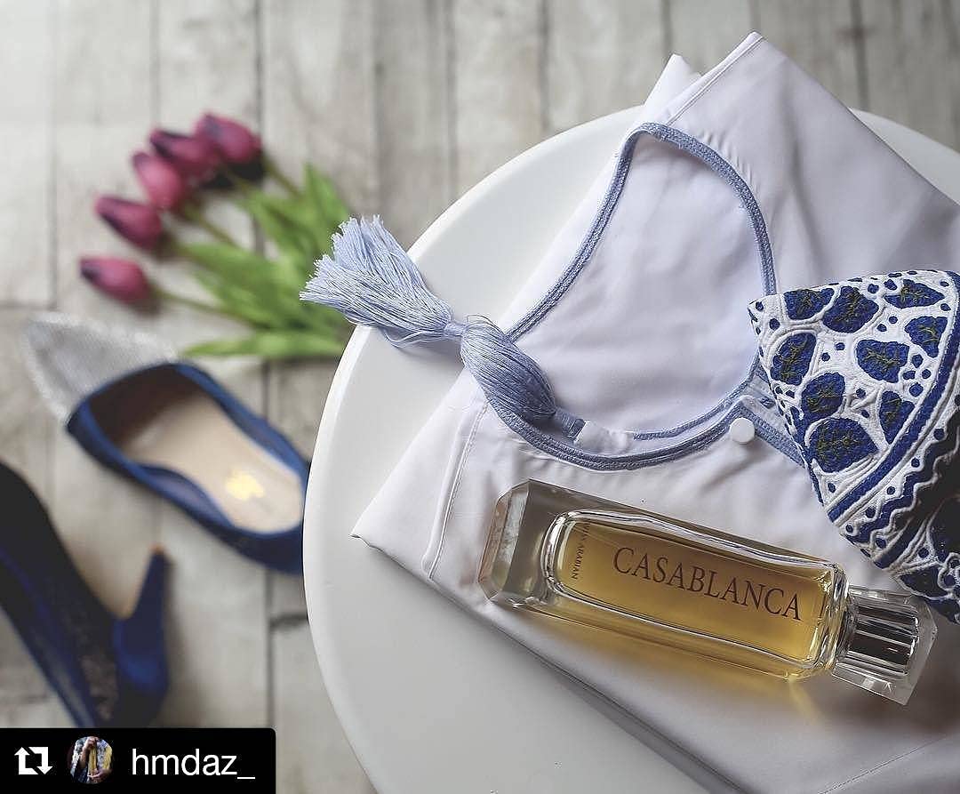 Swiss Arabian Casablanca sunset glow suggests warm, long-lasting scent.