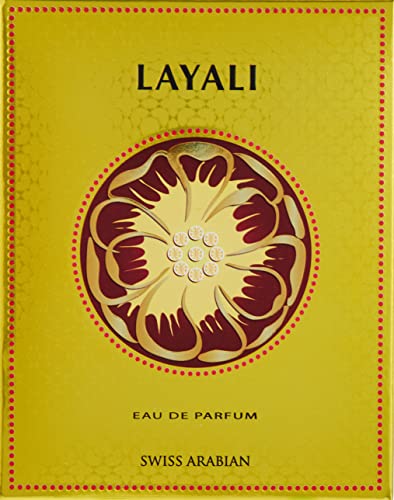 Swiss Arabian Layali base notes of oud and amber add depth for evening wear
