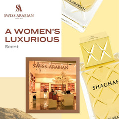 Shaghaf base detail of cedarwood and musk for lasting depth.