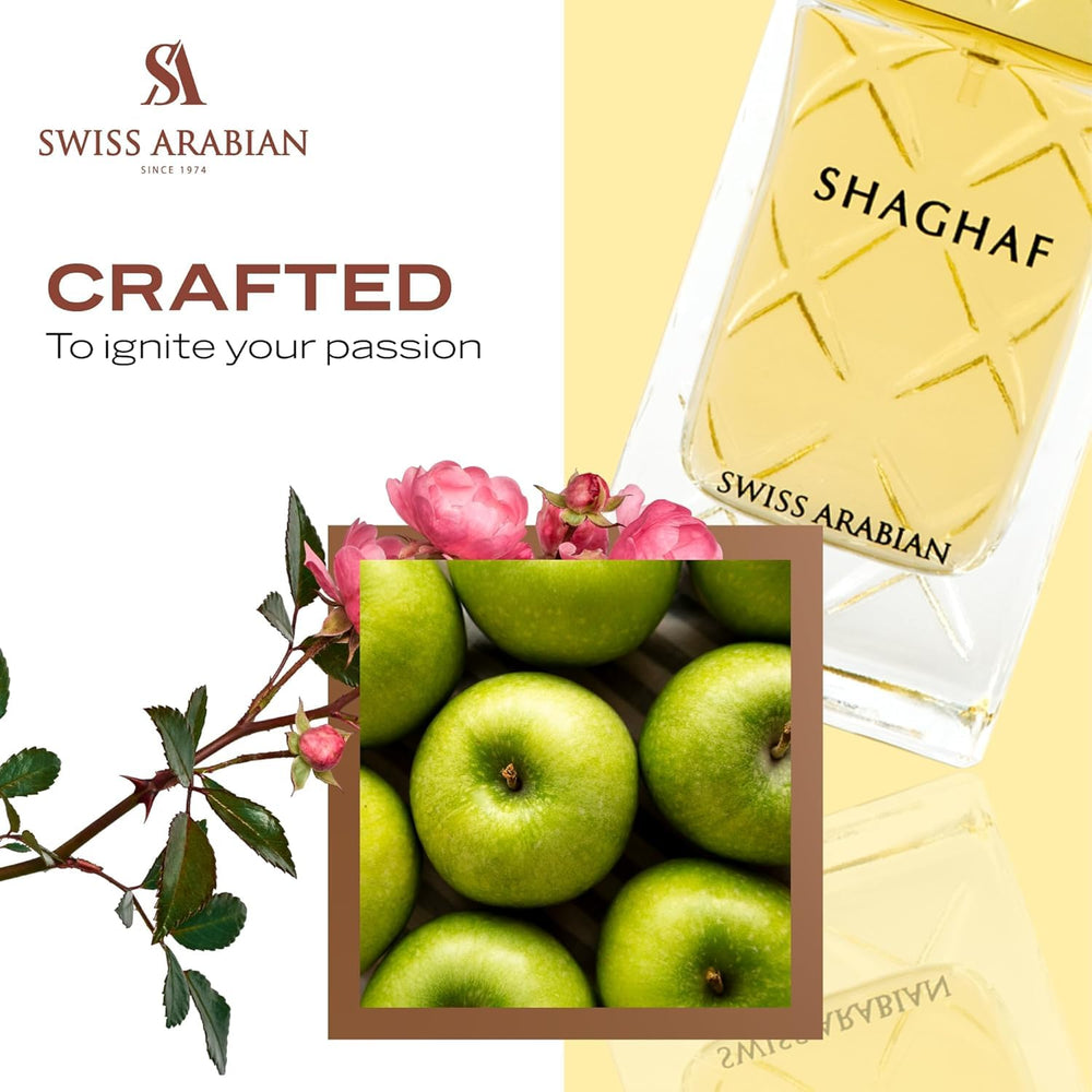 Shaghaf blend imagery celebrating Western and Oriental craftsmanship.