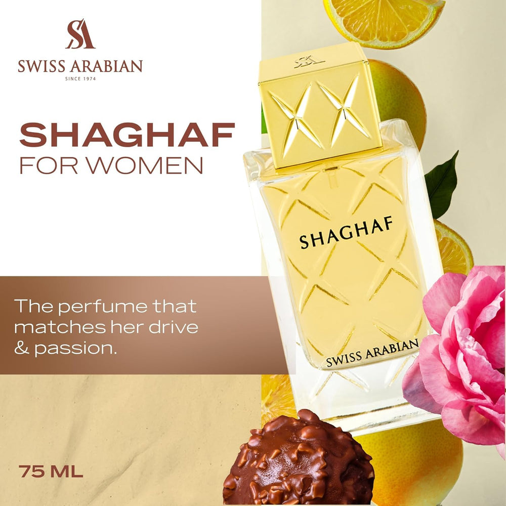 Close-up of praline and peony heart on Shaghaf for romantic occasions.