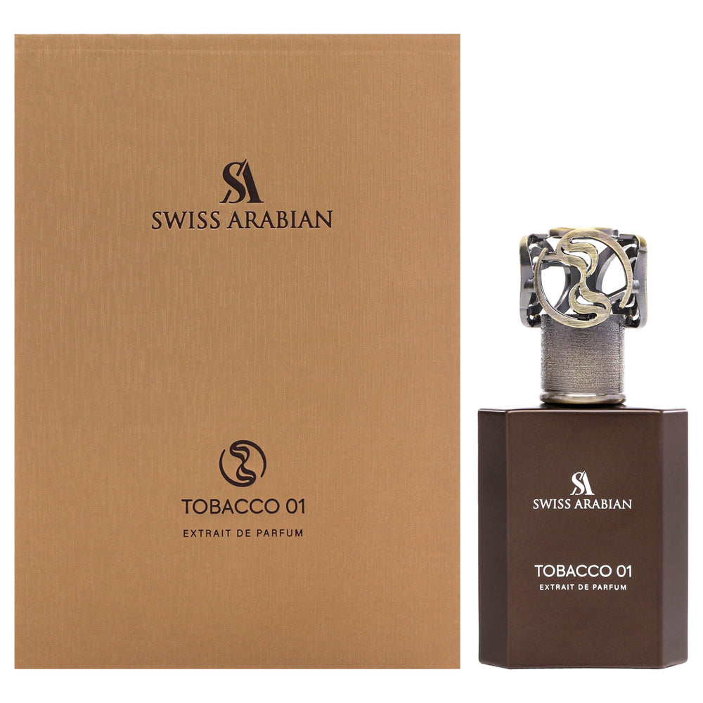 Swiss Arabian Tobacco 01 top notes feature plum and apple for a bold opening