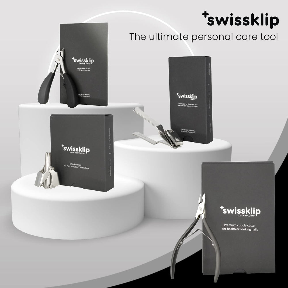Swissklip packaging box product presentation.
