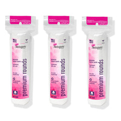 Swisspers front packaging showing three resealable 100‑count bags and convenience