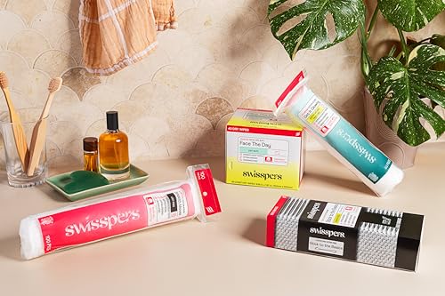 Swisspers cotton rounds for daily skincare and cleansing routine