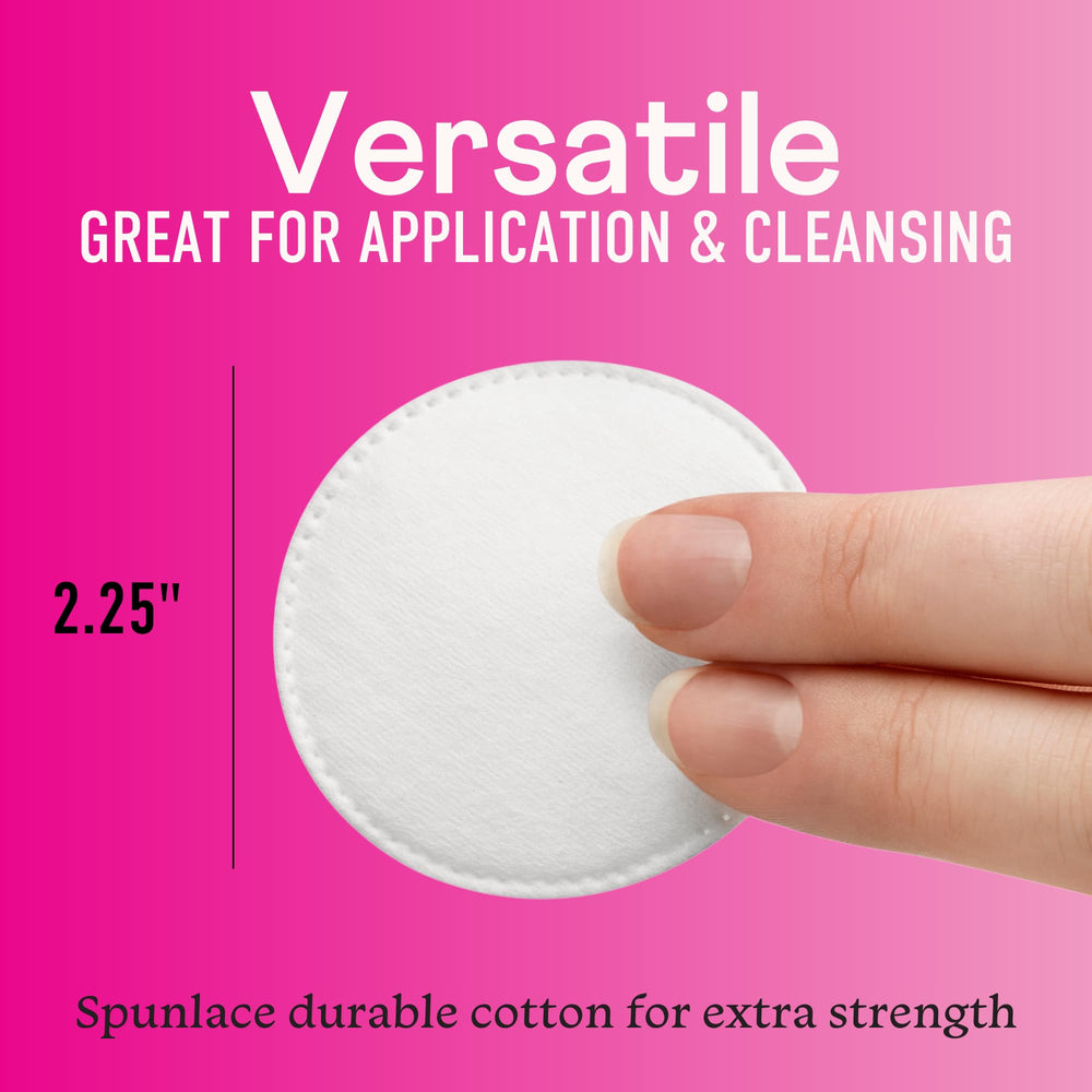 Swisspers rounds remove makeup cleanly without lint