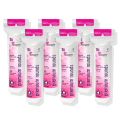 Swisspers Premium Cotton Rounds outer pack for daily skincare