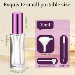 SWJLR fine mist perfume sprayer with precise nozzle for even distribution