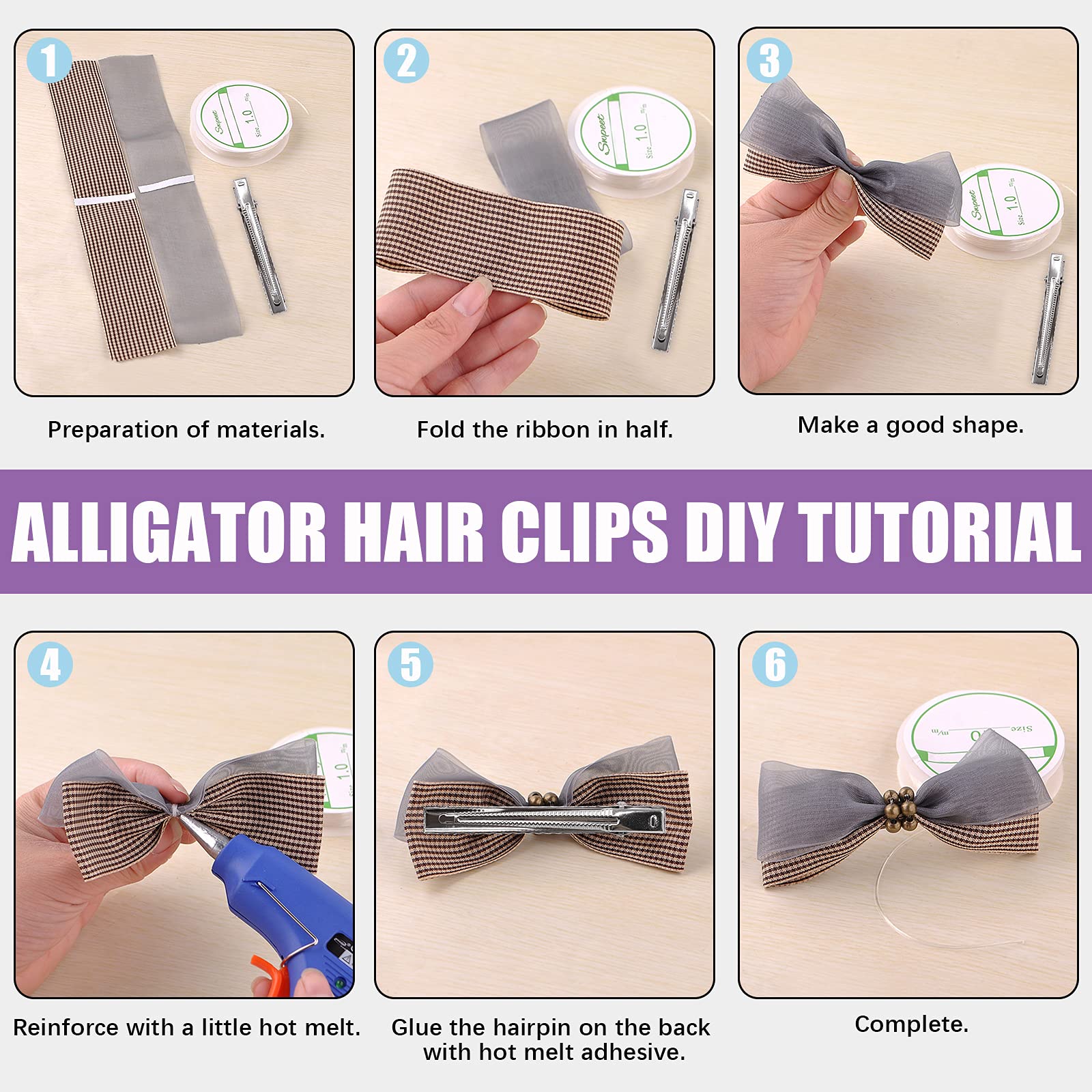 Swpeet durable rust-resistant metal hair clips for daily use