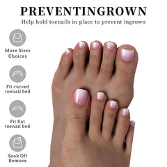 SWRITATSK 12 sizes toe nail tips ensure the perfect fit