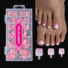SWRITATSK toe nail tips pack for versatile at-home DIY manicure