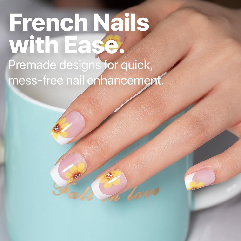 SXC Cosmetics Nails Starter Kit packaging showcases easy DIY at-home salon results