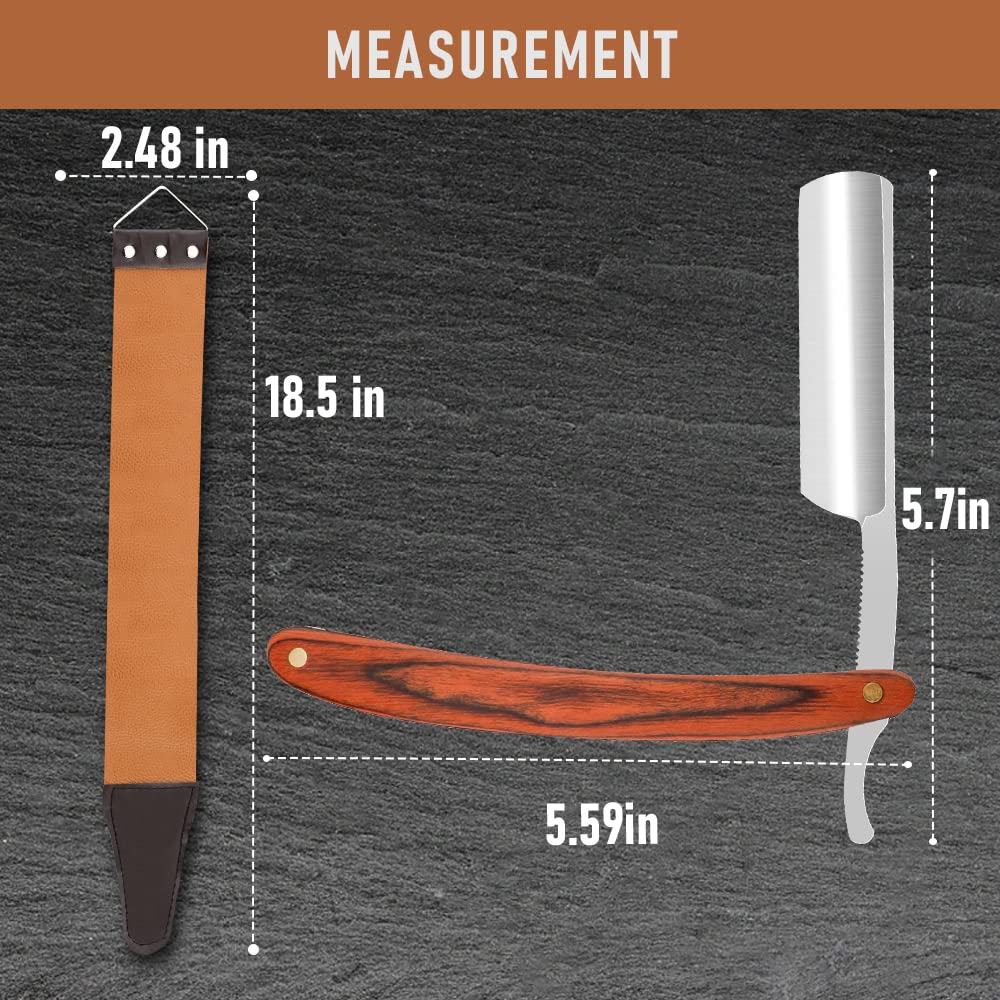 SXDGS Shaving kit with strop for easy maintenance between shaves.