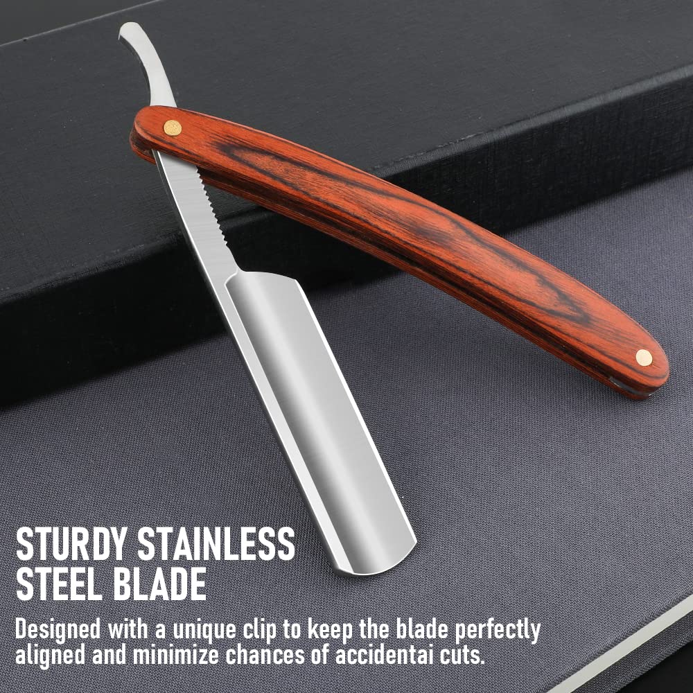 SXDGS Straight Razor folded design for compact home and travel grooming.
