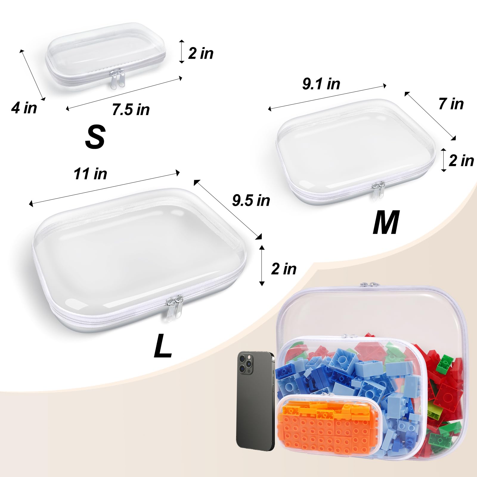 SXS LACONIC large pouch open for clothes organization during travel or at home.