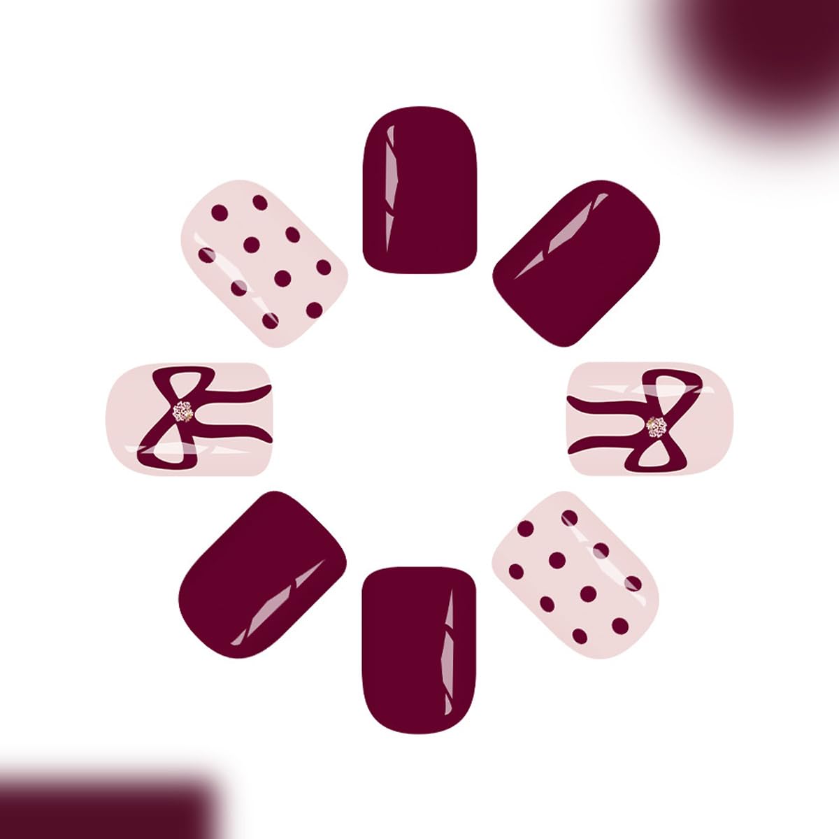 SYPAFG Jelly glue stickers enable gentle, removable wear for reusing nails across events.